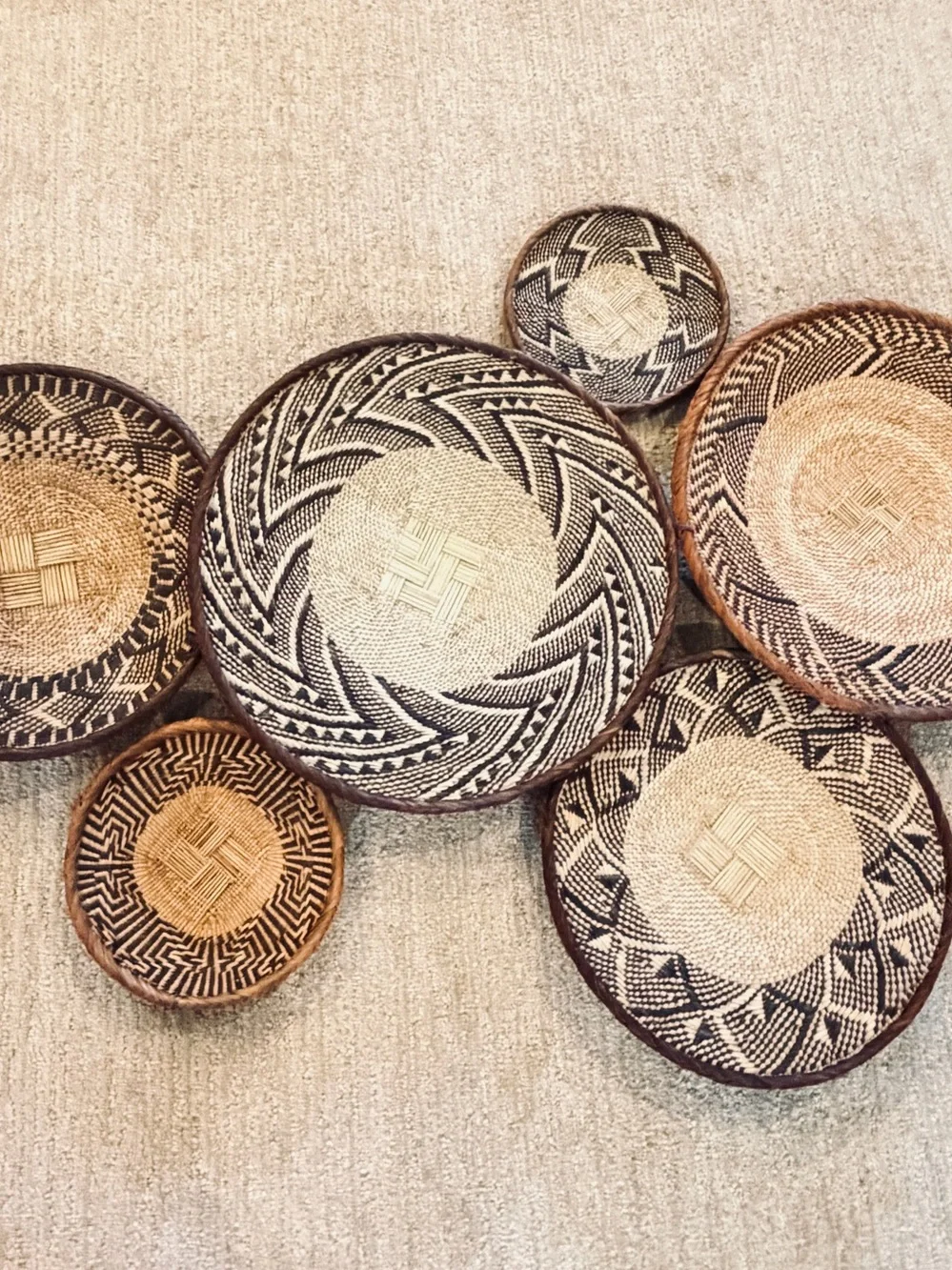 NEW Africa Woven Basket. Made by the Binga people of Zambia/Zimbabwe